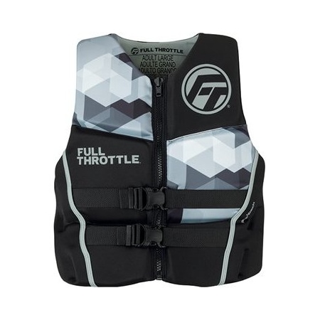 Full Throttle Vest-Xl Gray Rapid Dry, No 142500-701-050-22 142500-701-050-22